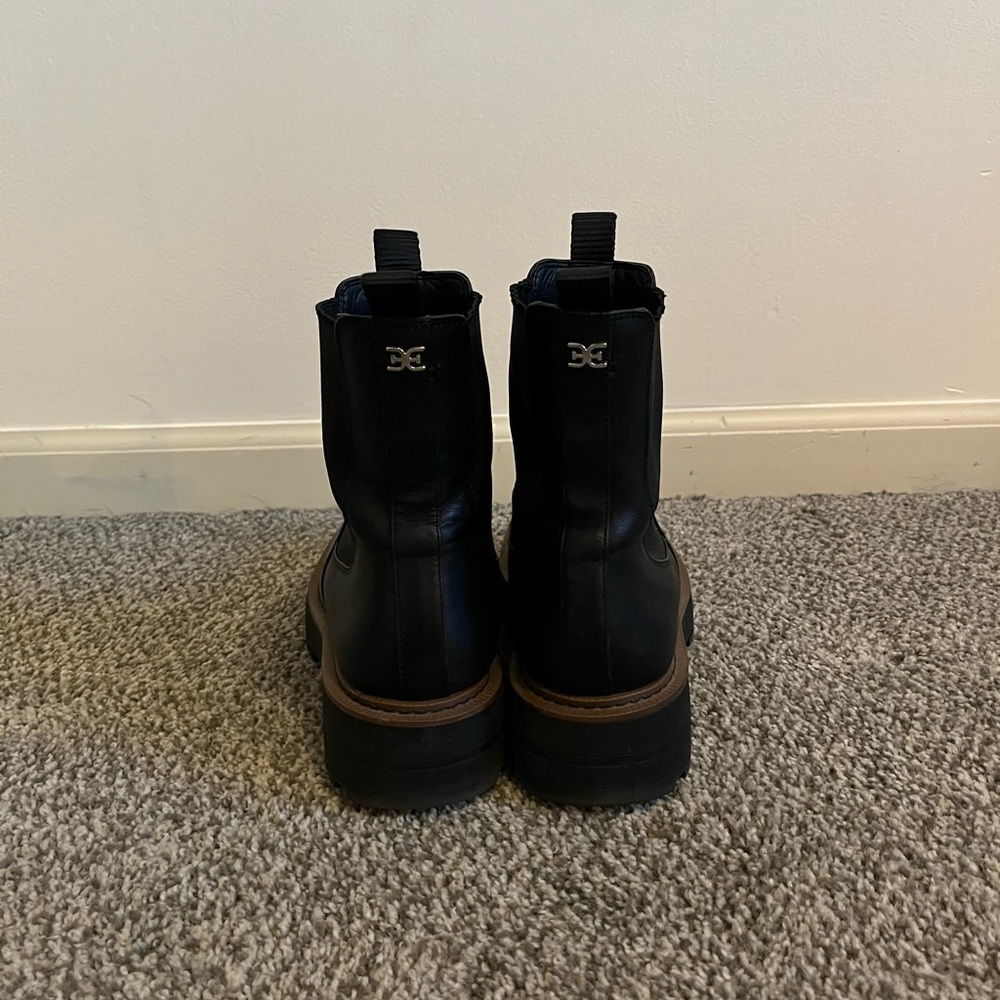 Sam Edelman Laguna Chelsea Boot in Black Leather - Picture 5 of 7